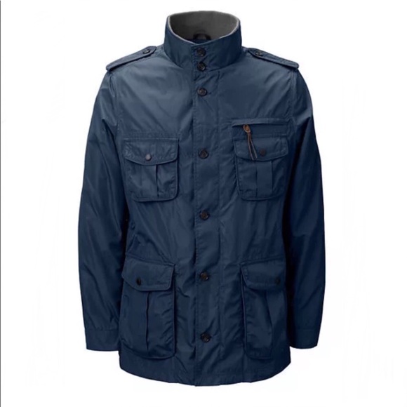 navy blue army jacket